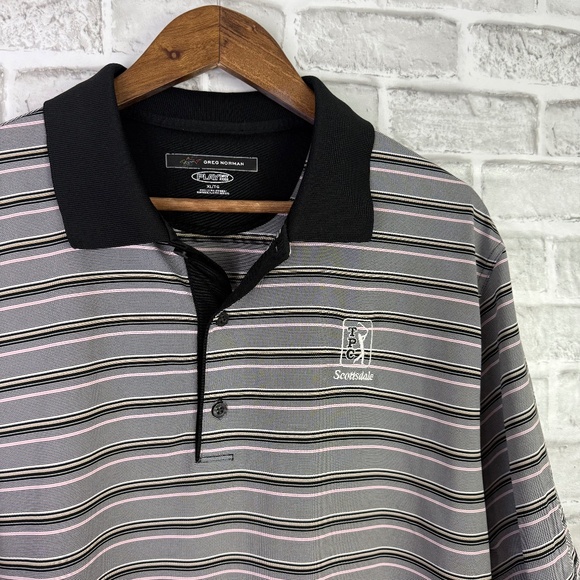 Greg Norman x TPC Scottsdale WMO PlayDry Performance Golf Polo Mens XL Stretch - Picture 1 of 8